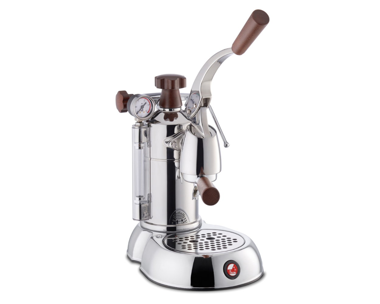 La Pavoni Stradivari SPH lever coffee machine with wood finish